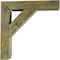 Ekena Millwork 3 1/2"W x 8"D x 8"H Vintage Farmhouse Bracket, Barnwood Decor Collection, Restoration Green BKTB03X08X08TRGR - alternate 5